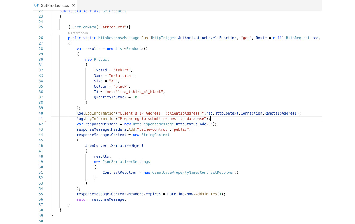 Figure 5.20: Repaired code