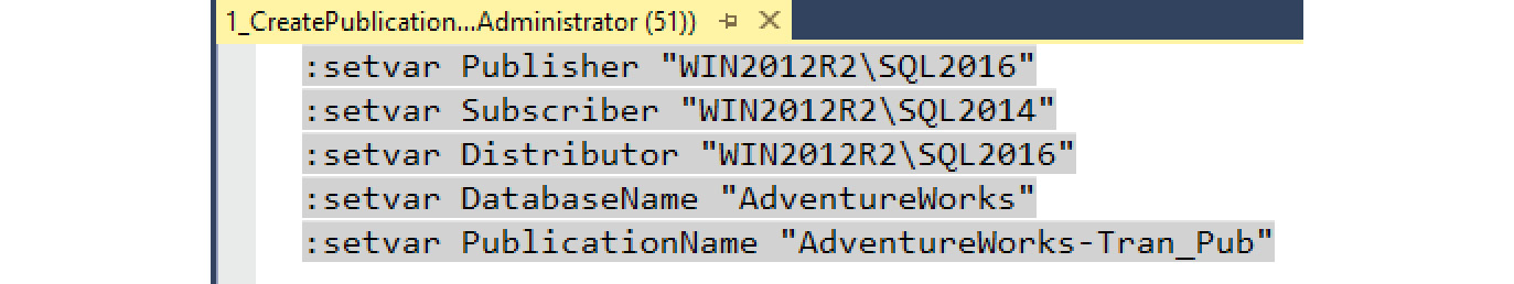 Figure 2.2: Parameters in creating a publication