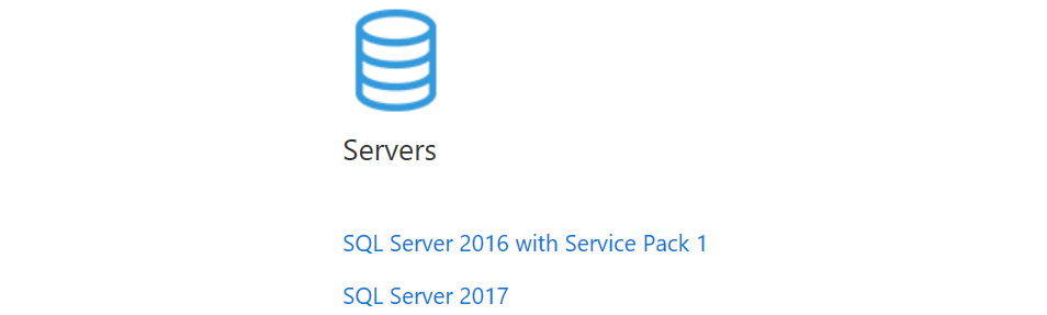 Figure 4.32: The Servers section