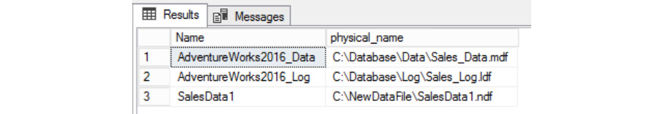 Figure 6.46: Verifying that the file has been created