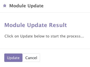 Figure 1.14 – Dialog to update the apps list
