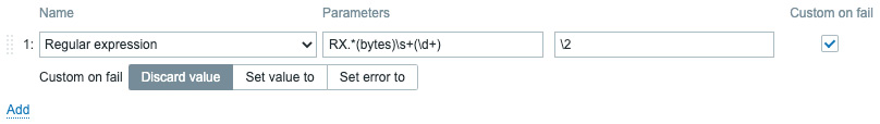 Figure 2.53 – Zabbix agent system.run item preprocessing
