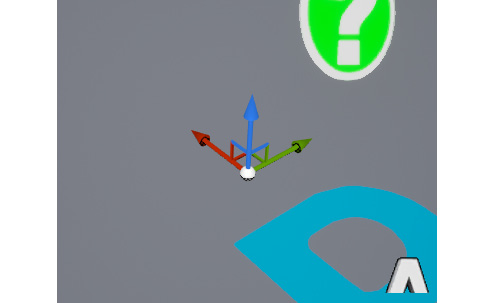 Figure 1.8: The Move tool, which allows you to move an Actor in the level