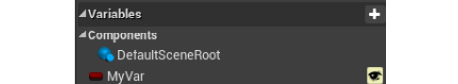 Figure 1.29: Clicking the eye icon to expose a variable and allow it to be instance-editable
