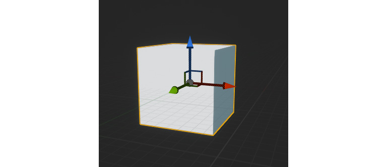Figure 1.41: Adding a cube shape
