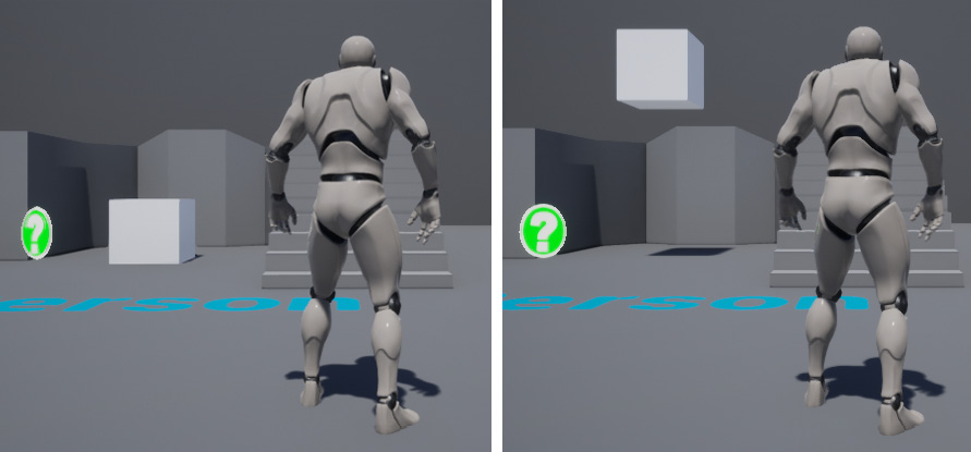Figure 1.51: The TestActor propelling itself vertically
