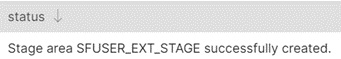 Figure 2.21 – Stage area created
