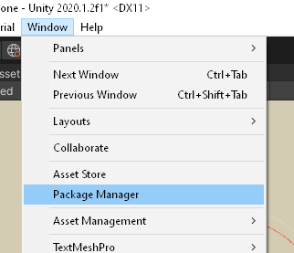 Figure 1.17 Package Manager Path