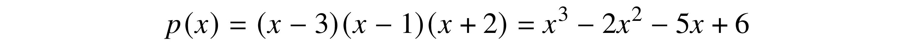 Example of a polynomial