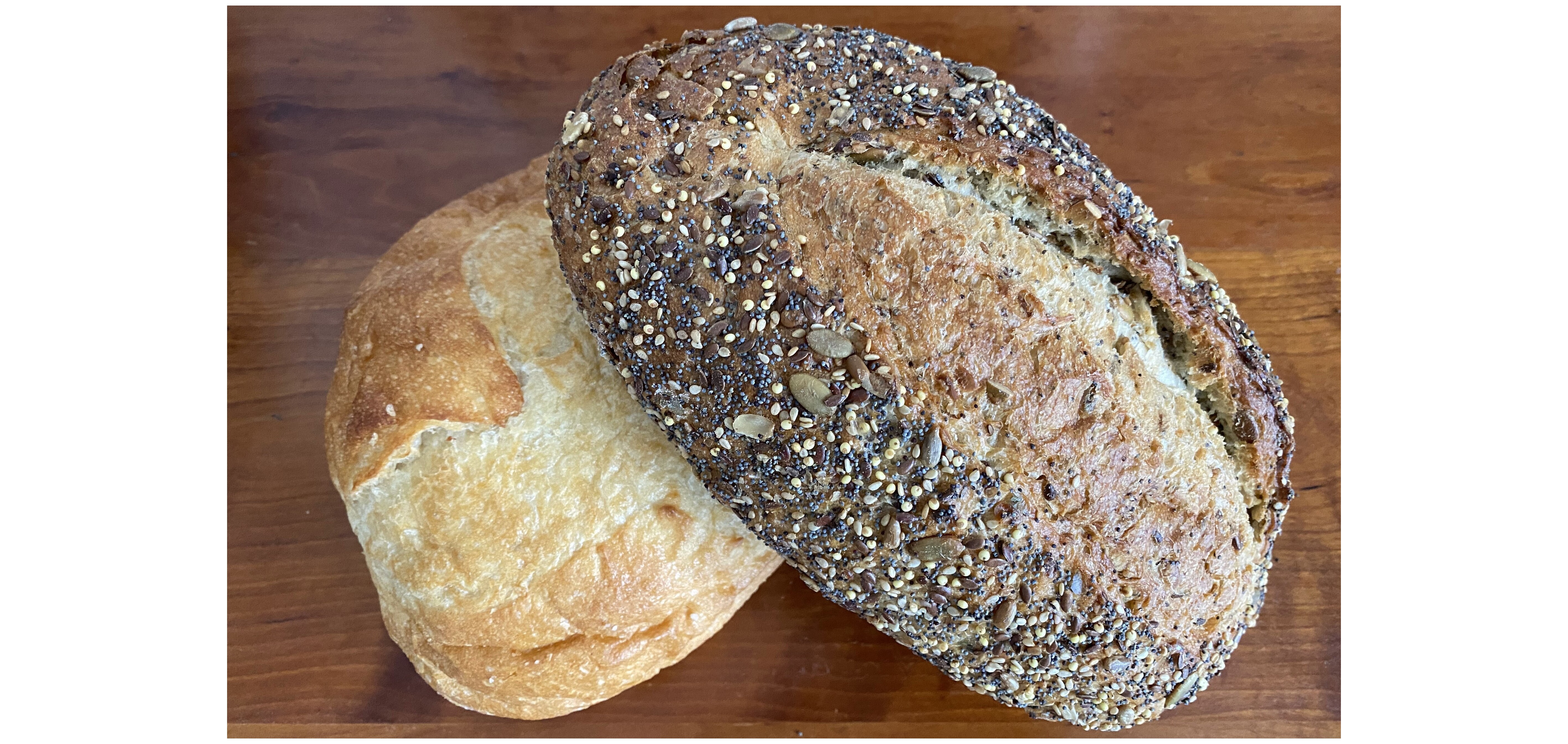 Photo of two loaves of bread