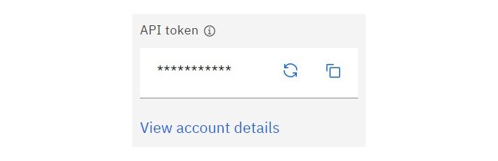 IBM Quantum API token