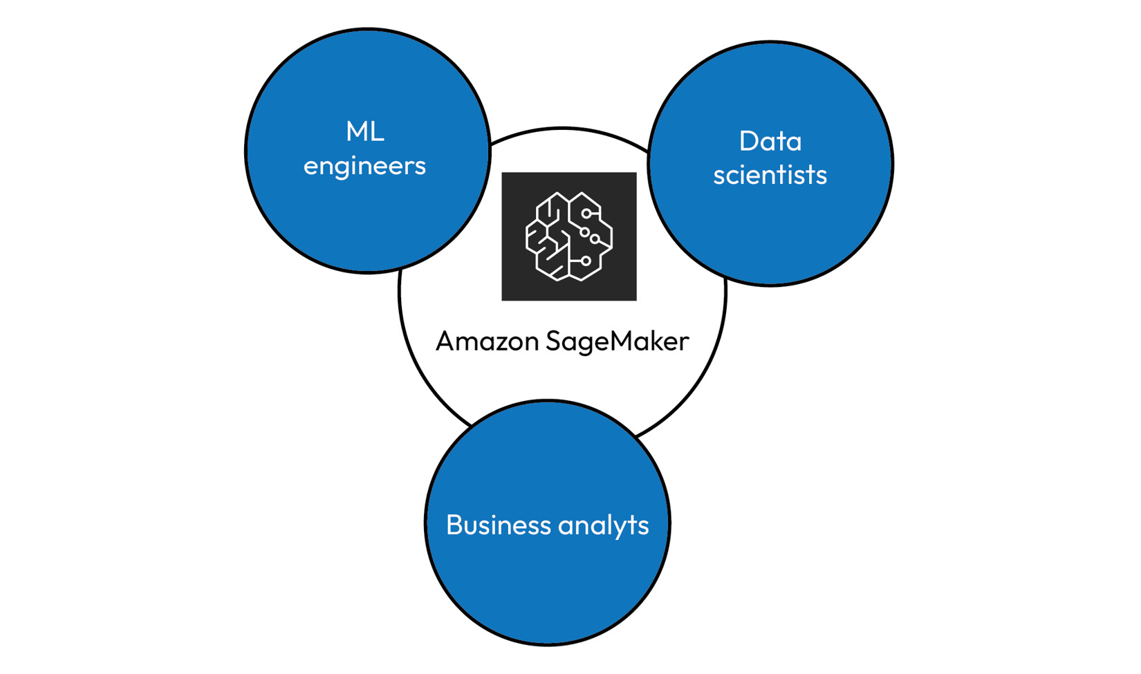 Figure 10.6 – Amazon SageMaker user personas