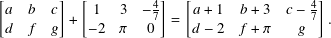 display math