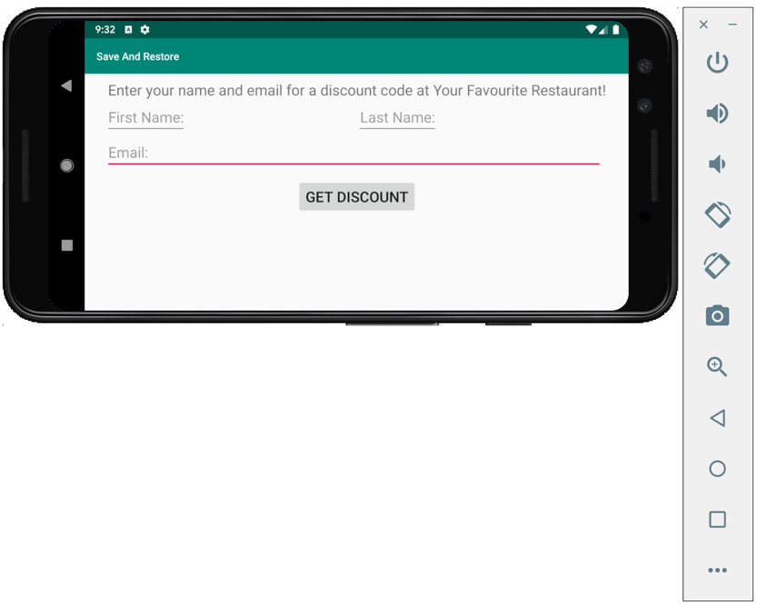 Figure 2.10: Discount code no longer displaying on the screen
