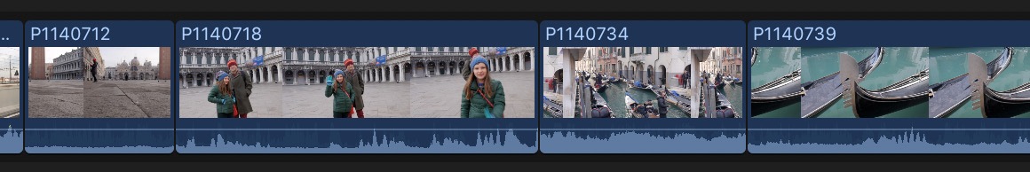 Figure 6.51: Those clips have now been deleted, and the gaps removed